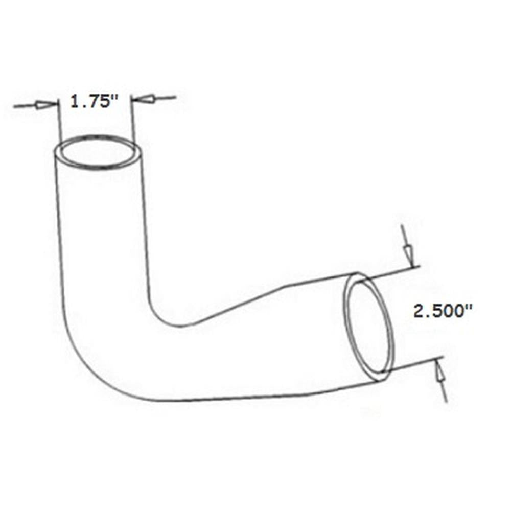 Top Radiator Hose Fits Case/International Harvester Models 369094R1 369094R1-A