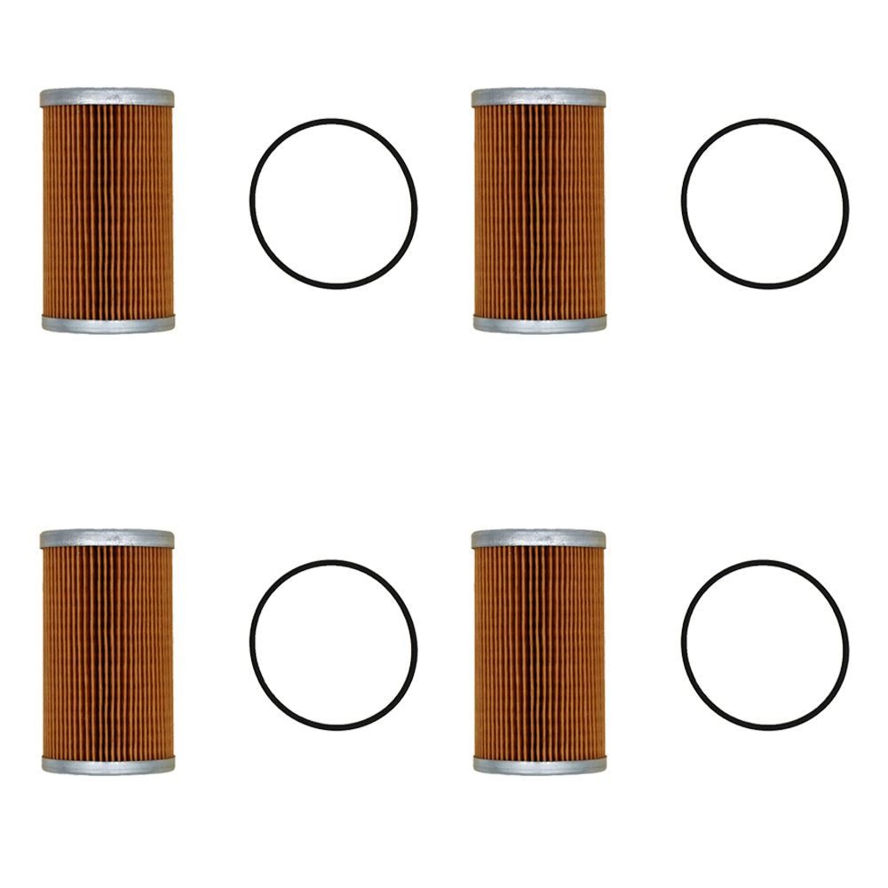(4)- Fuel Filter Cartridges for Kioti Daedong DK35 DK40 DK45 DK50 LB2202 LK3054
