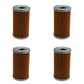 (4)- Fuel Filter Cartridges for Kioti Daedong DK35 DK40 DK45 DK50 LB2202 LK3054
