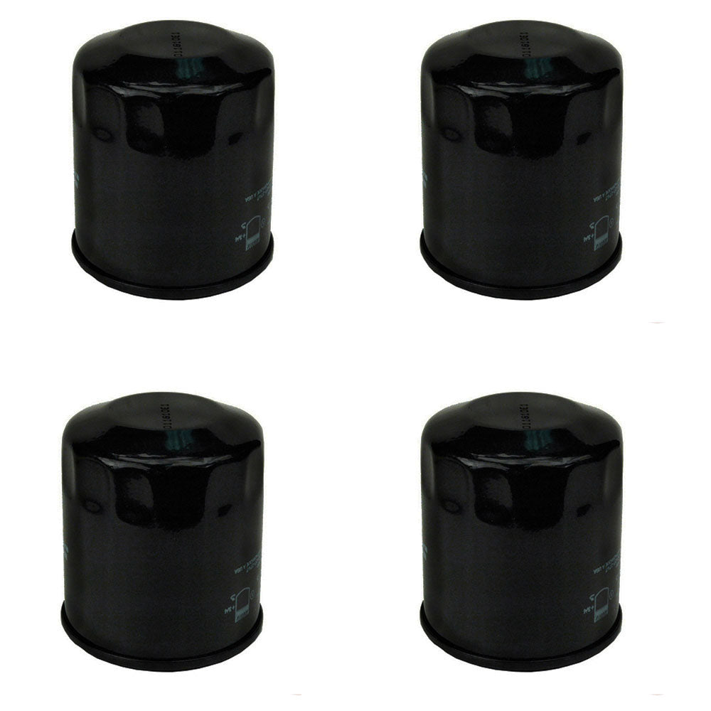 4pk Oil Filter Fits John Deere AM107423 Fits Kawasaki 49065-2078 Club Car