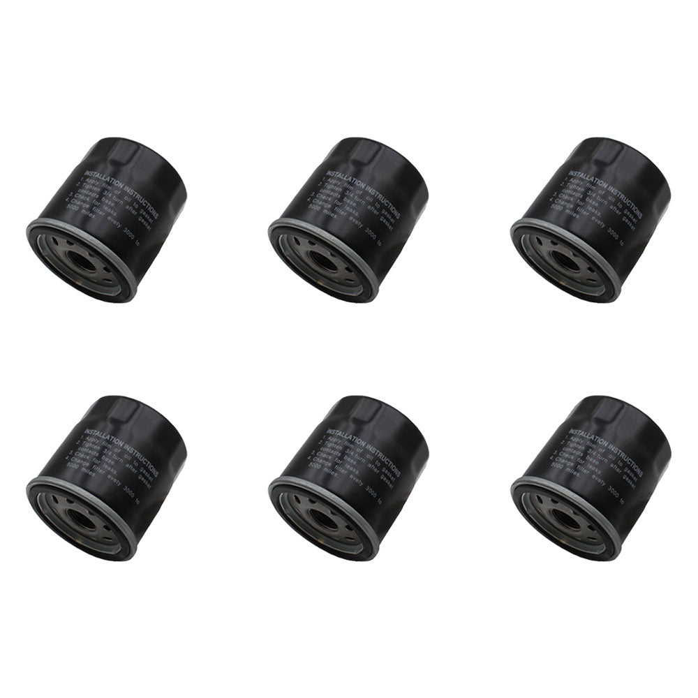 (6) Oil Filter Fits generac 070185, 070185D, 075185GS, 75185, 70185GS