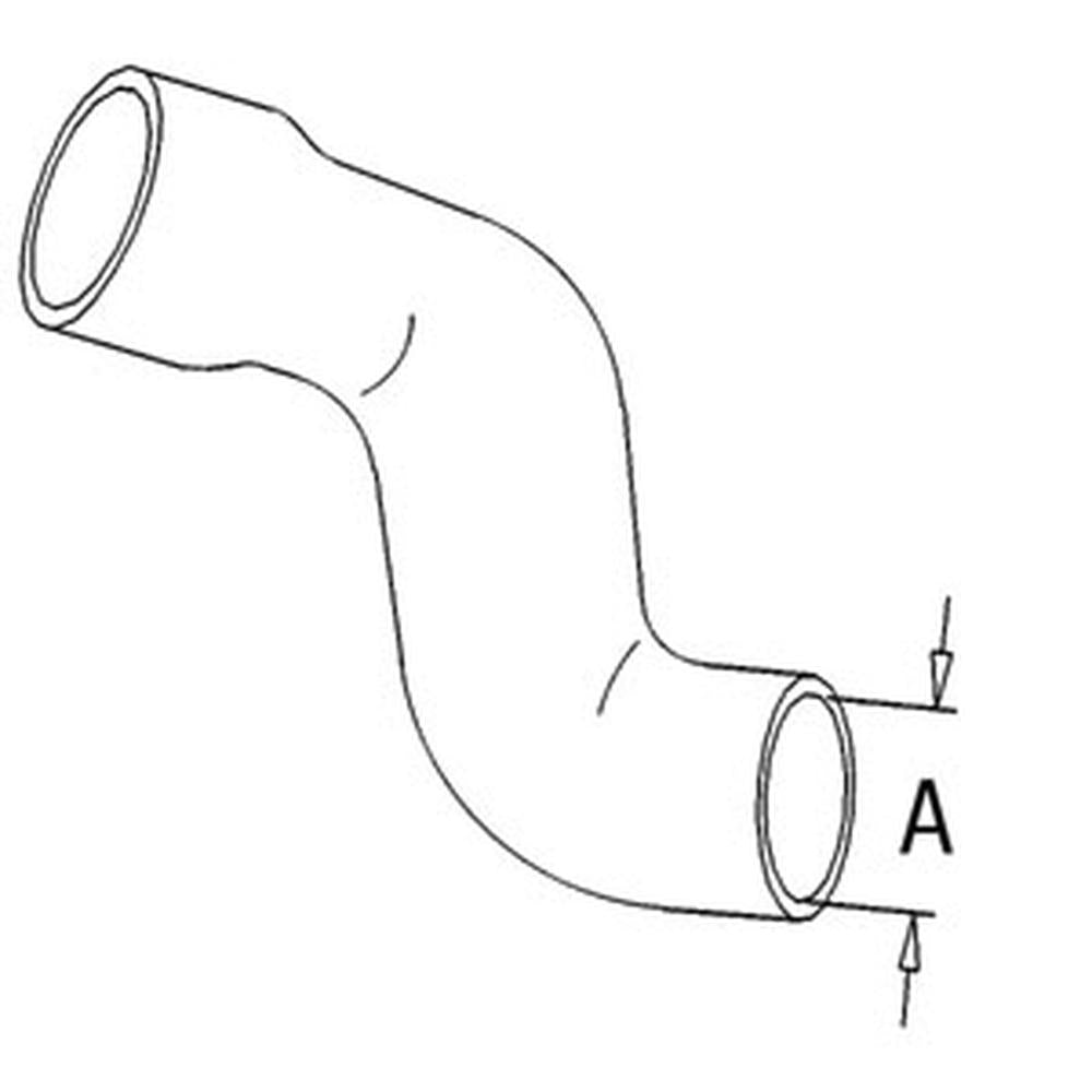 371307R1 Lower Radiator Hose Fits Case 460 560 656 660 706