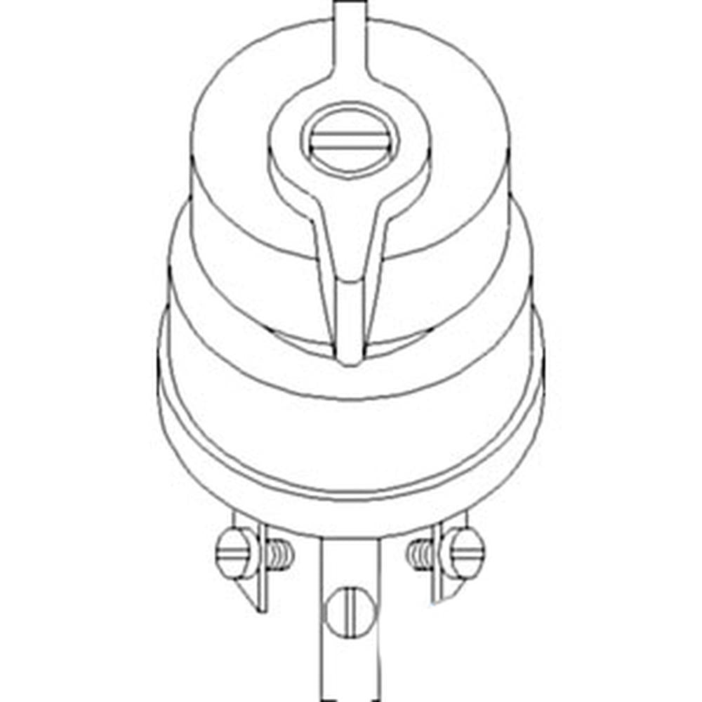 IHS598 4 Position, 6 Volt Rotary Light Switch Fits International
