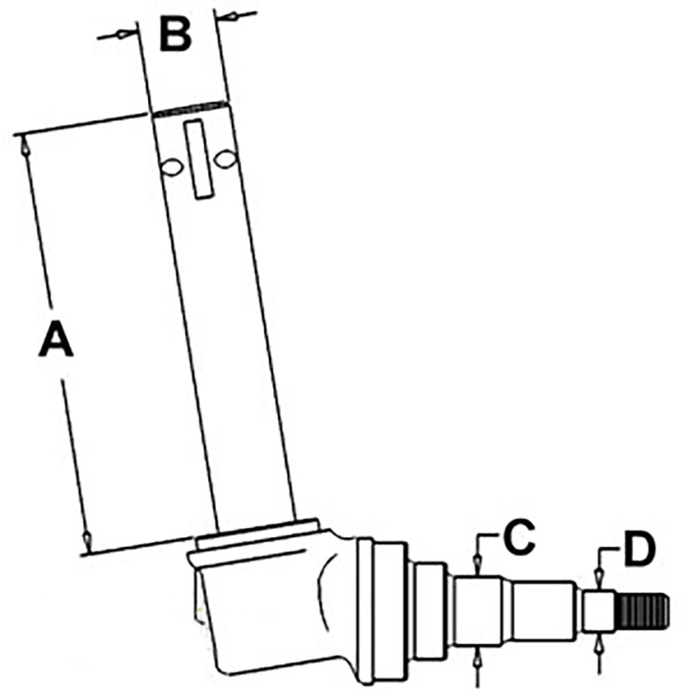 373890R91 Spindle RH/LH Fits International 424 444 2444 404 230 240 200