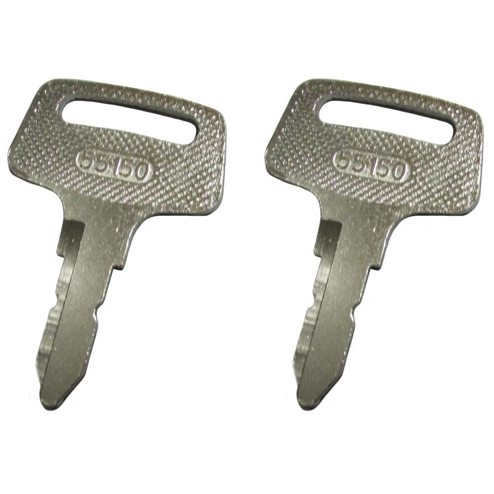Two (2) Heavy Equipment Ignition Keys # 54 Fits Kubota Tractor