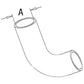 375172R1 New Upper Radiator Hose Fits Case-IH Tractor Model 504 2" ID