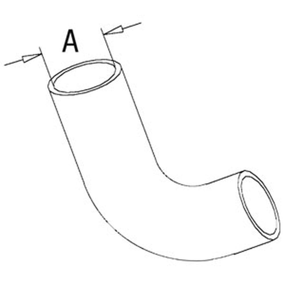 375172R1 New Upper Radiator Hose Fits Case-IH Tractor Model 504 2" ID