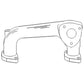 Exhaust Manifold Fits Massey Ferguson Replaces 37781341M