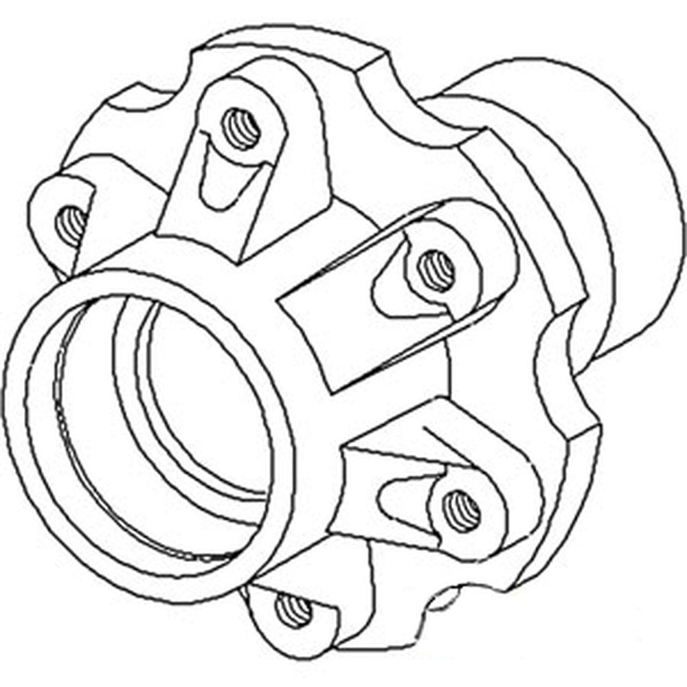 378401R21 New Front Wheel Hub Fits Case-IH Tractor Models H84 484 485 +
