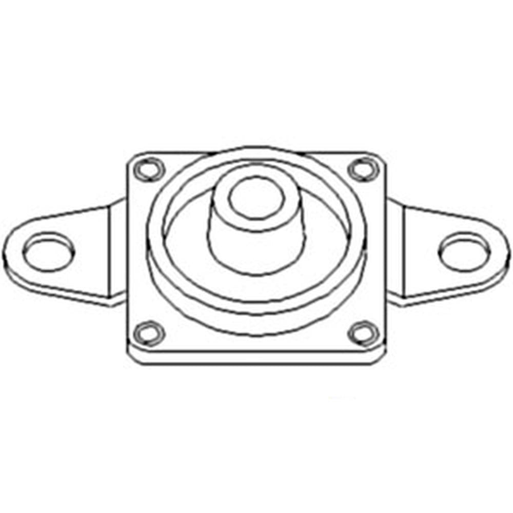 Radiator Mount Bracket Fits Case/International Harvester Replaces 378710R91