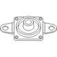 IHS725 Radiator Mounting Pad Fits International
