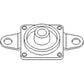 Radiator Mount Plate 378710R91 for IH 706 756 766 806 966 1066 1206 1256 1466