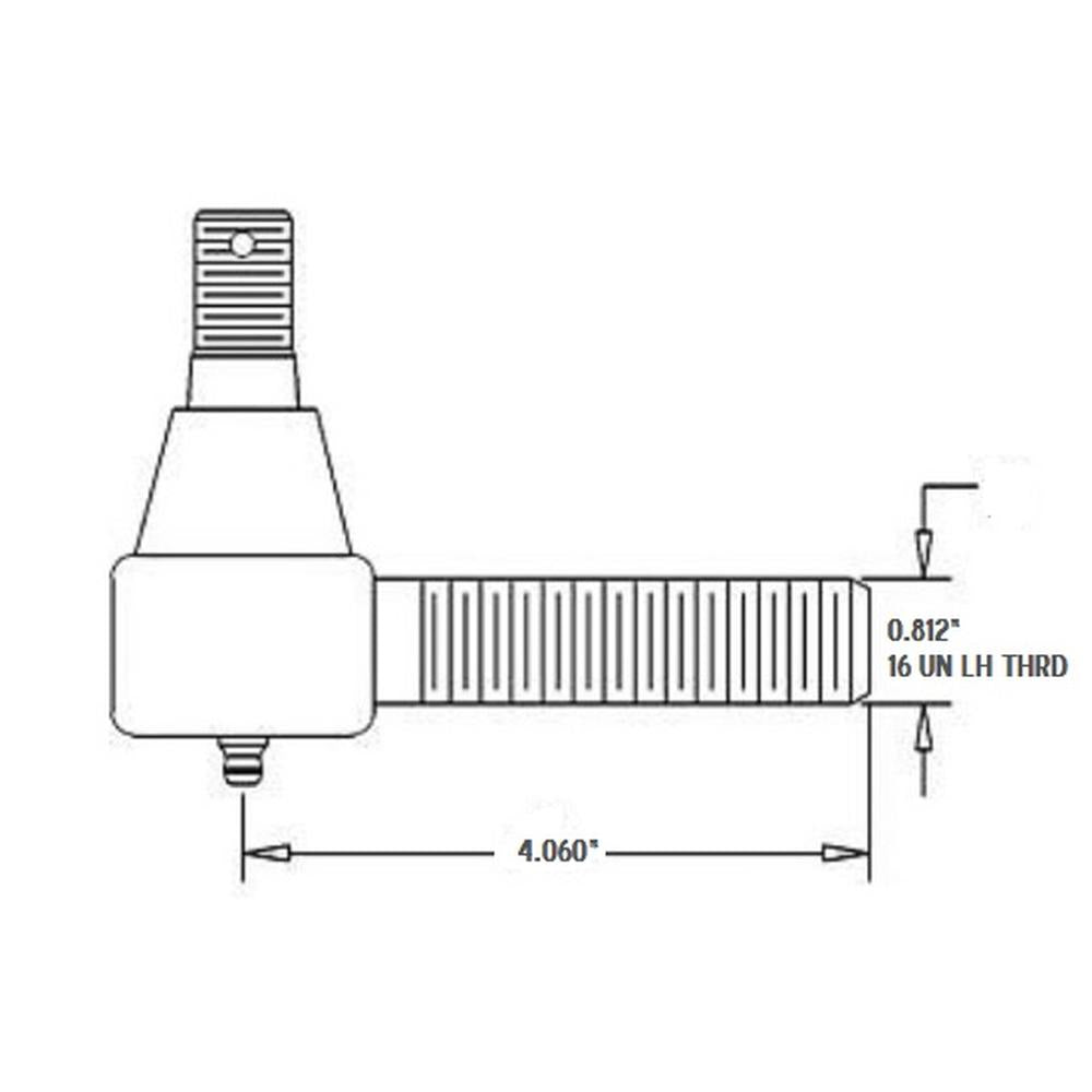 Tie Rod End Fits Ford/New Holland Replaces C5NN3A300C