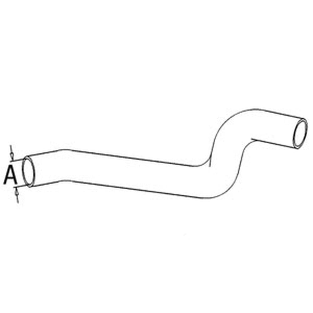 380379R1 New Upper Radiator Hose Fits Case-IH Tractor Models 806 826 856