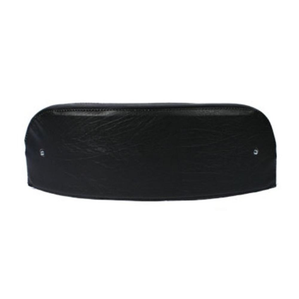 380684R93-5 White/Black Fiberglass Back Support Plastic Base Cushion Fits Case