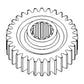 381506R1 New PTO Drive Gear Fits Case-IH Tractor Models 986 966 886 856 +