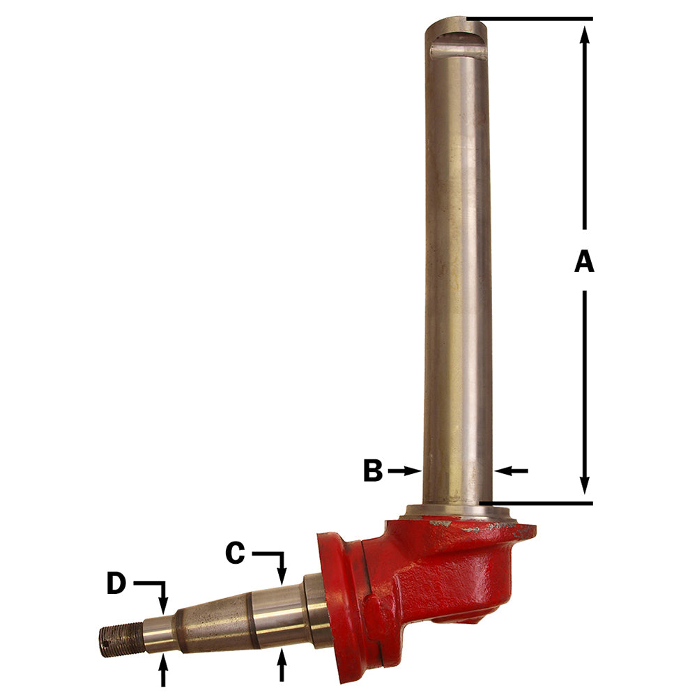 383911R91 Spindle Right Hand Fits International 460 544 656 Tractors