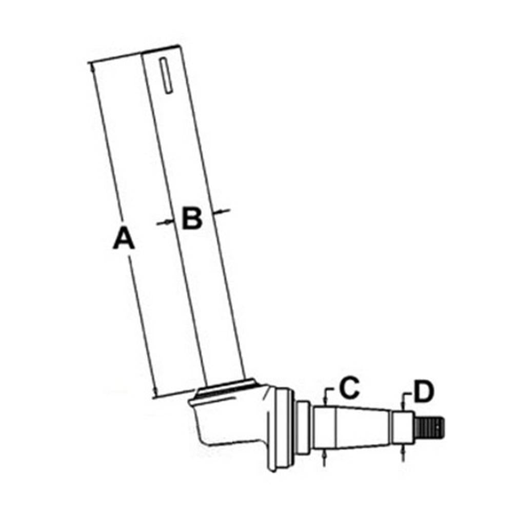 Spindle - Right Hand Fits International 706 756 806 826 856 544 656 383913R92