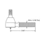 RH Thread Tie Rod End Fits Kubota Replaces 32150-12600