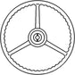 Steering Wheel Fits Case/International Tractor 1026 1066 1086 1206 1456 1466 146