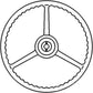 STEERING WHEEL Fits IH 95 COTTON 966 986 Fits FARMALL 1206 1456 544 656