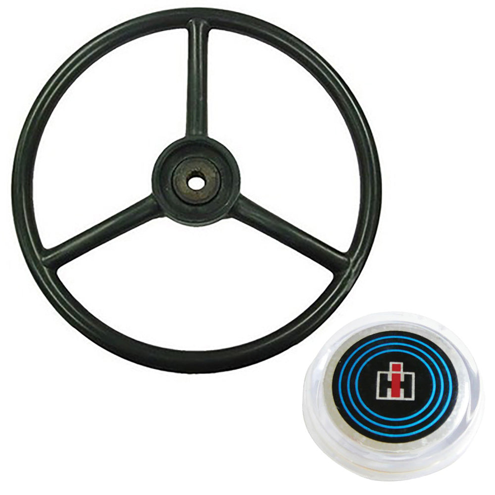 Steering Wheel with "IH" Cap Fits Cub Cadet Replaces 731-3012