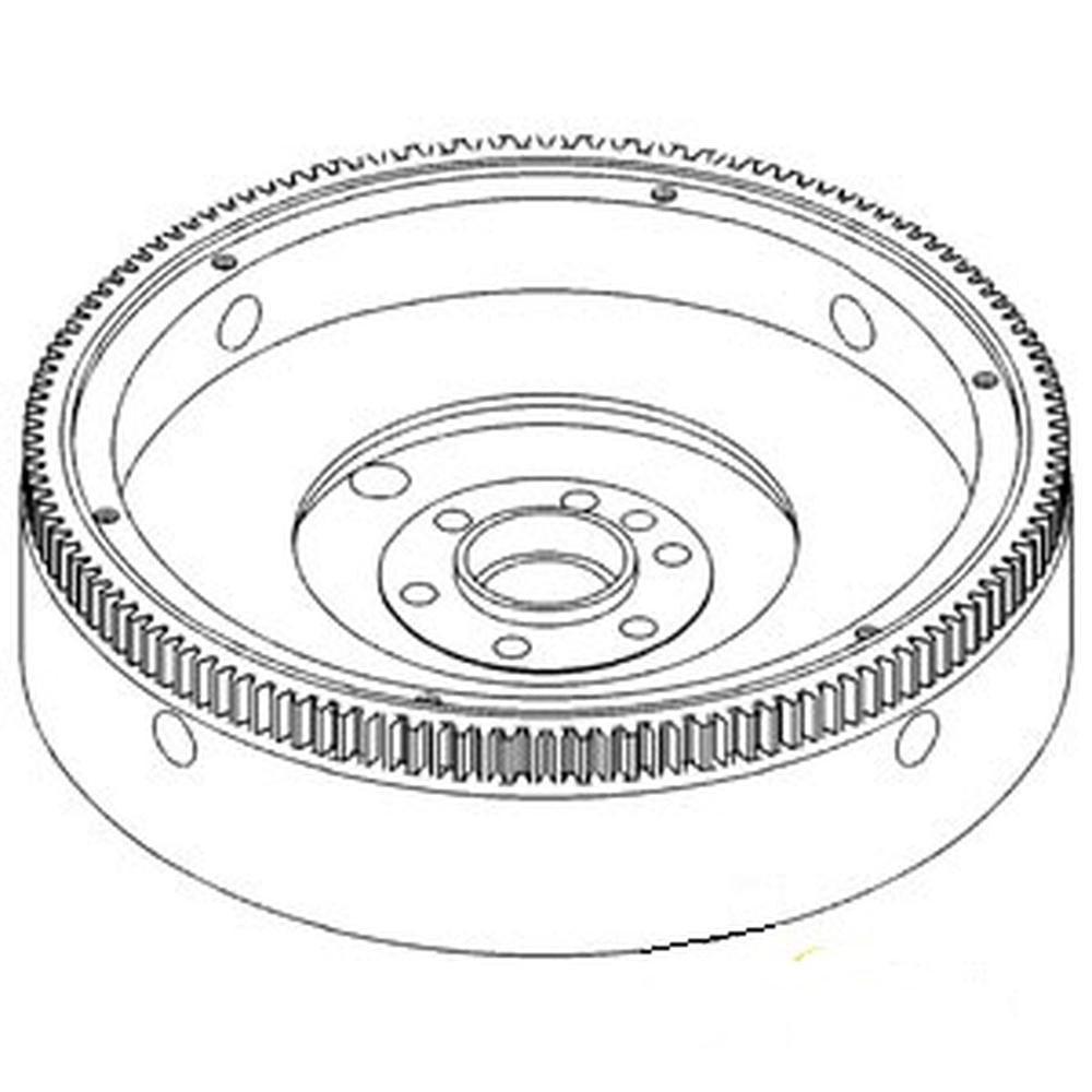 388302R21 Flywheel With Ring Gear Fits Case/International Harvester Tractor 65
