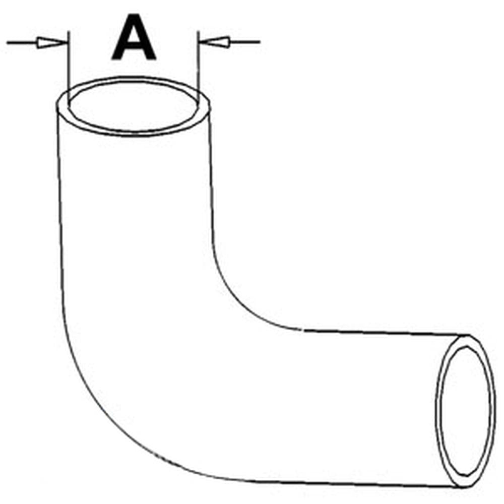 388464R1 Upper Radiator Hose Fits Case-IH Tractor Models 424 444