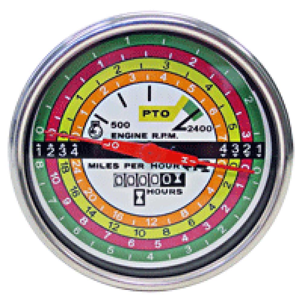 IHS175W White Face Tachometer Fits International