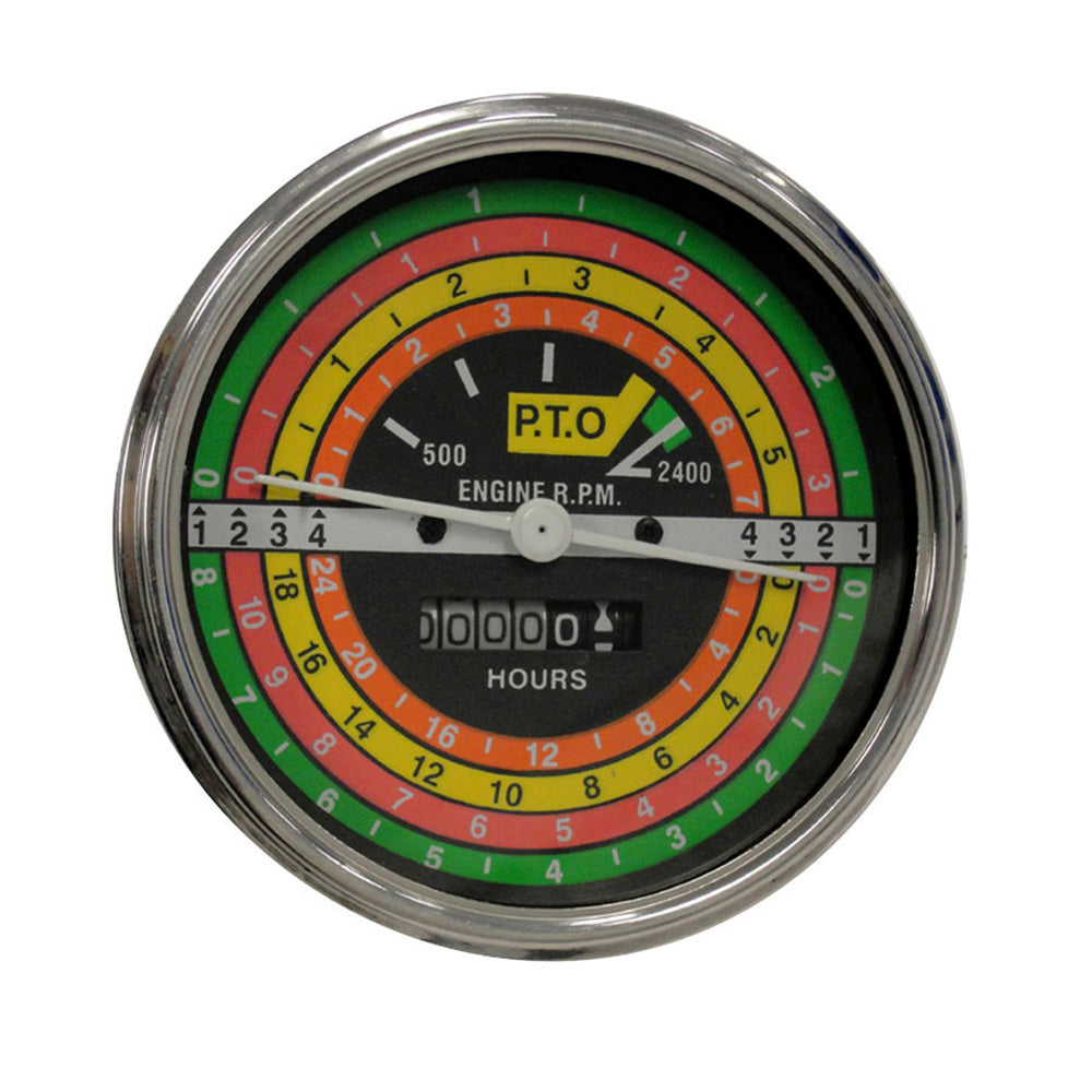 Tachometer Gauge - Black Face Fits International 706 826 1456 756 806 1256 766