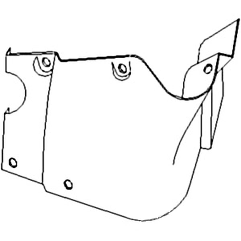 388737R1 Right Hand Dash Hood Cowl RH Fits IH Fits FARMALL Tractor 544 656 666