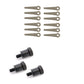 PolyCut Mowing Nylon Blades Bolt Kit Fits Stihl Trimmers 41117108700 41110071001