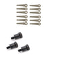 4111 007 1001 Trimmer Blades w/Bolt, Bushing & Washer Assembly
 Fits Stihl