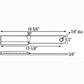 Rotary Cutter Blade 3900RCB fits Several Fits Woods Models