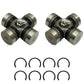 2 of Cross & Bearing Kit 1.063" Cap x 2.500" OAL w/ Internal Snap Rings