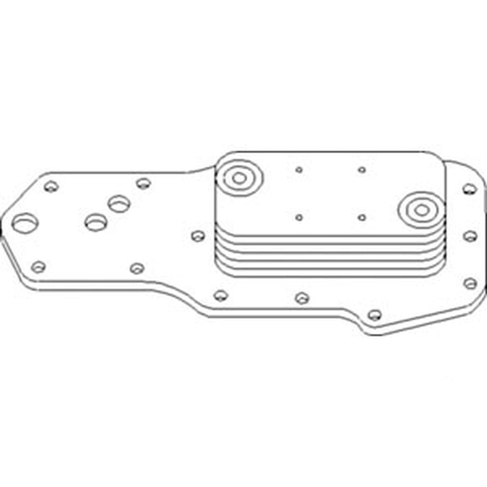 Oil Cooler Fits Ford New Holland Replaces 2853722
