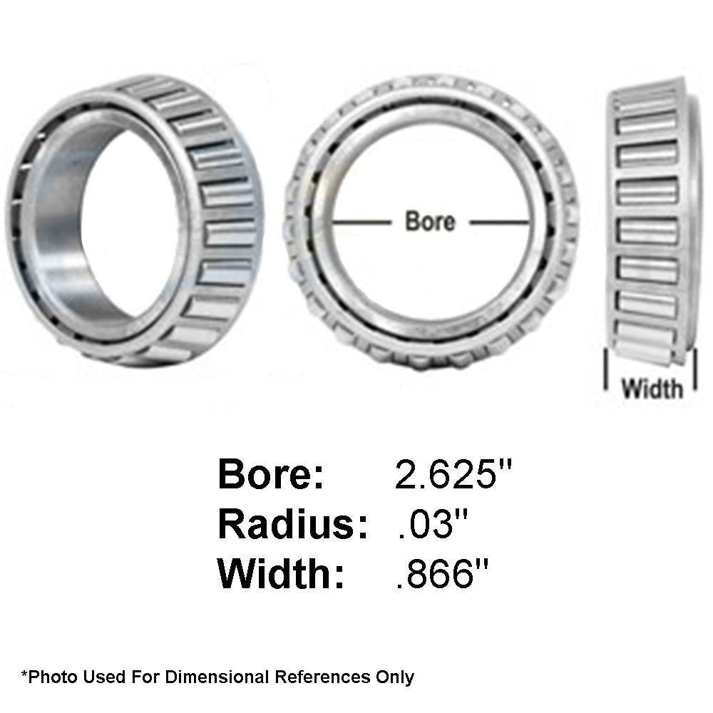 395A Cone Bearing 2.625 x 0.866 x 0.03 Enduro Fits Several Models