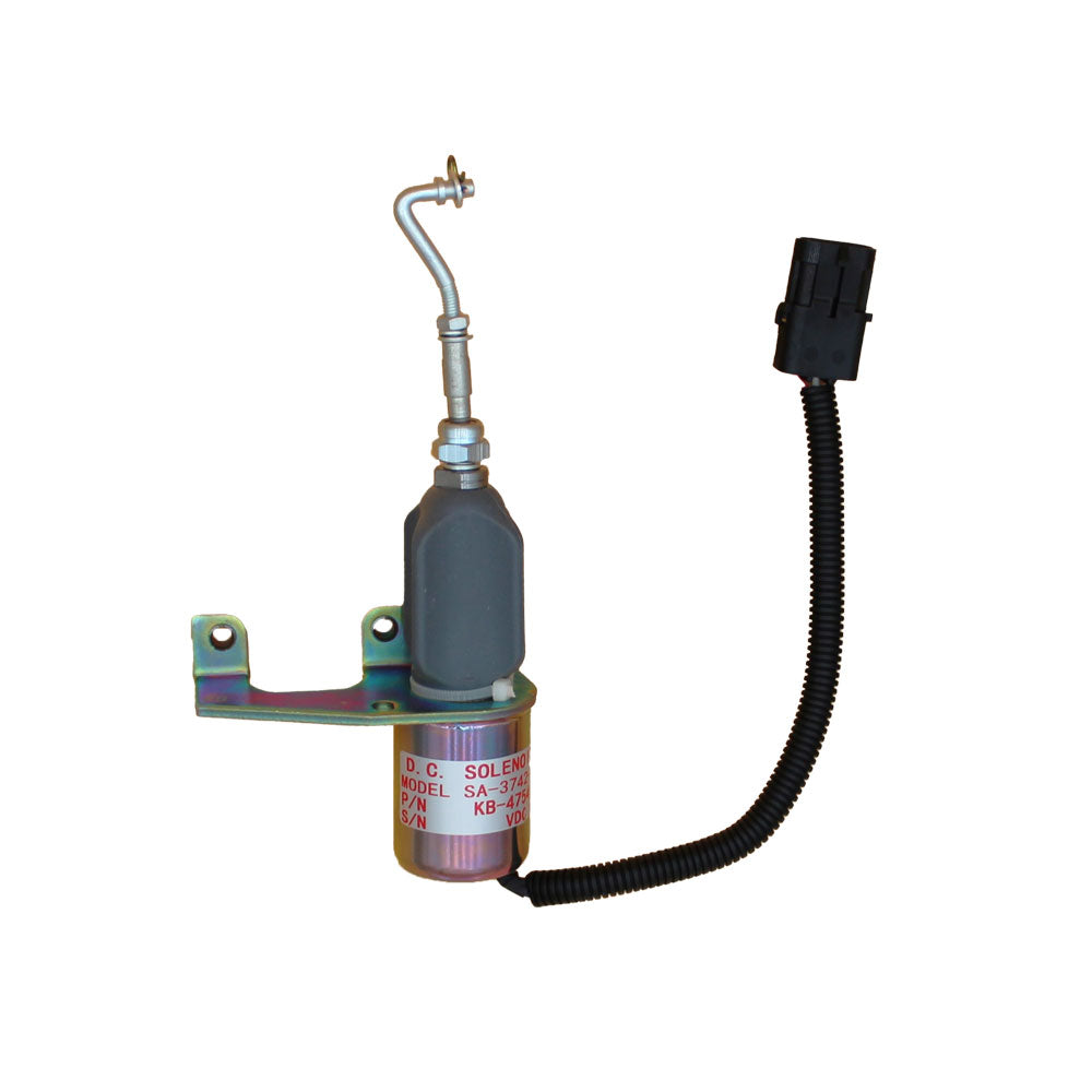 One New Fuel Shutoff Solenoid Fits Syncro Start SA-3742-12 3932017 Fits Deutz RS