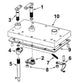 398291R2 New Shaft & Lever Fits Case-IH Tractor Models 1026 1256 1456 1466
