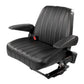 Black Vinyl Seat Assembly w/ Suspension Fits Kubota Replaces 3A011-85010