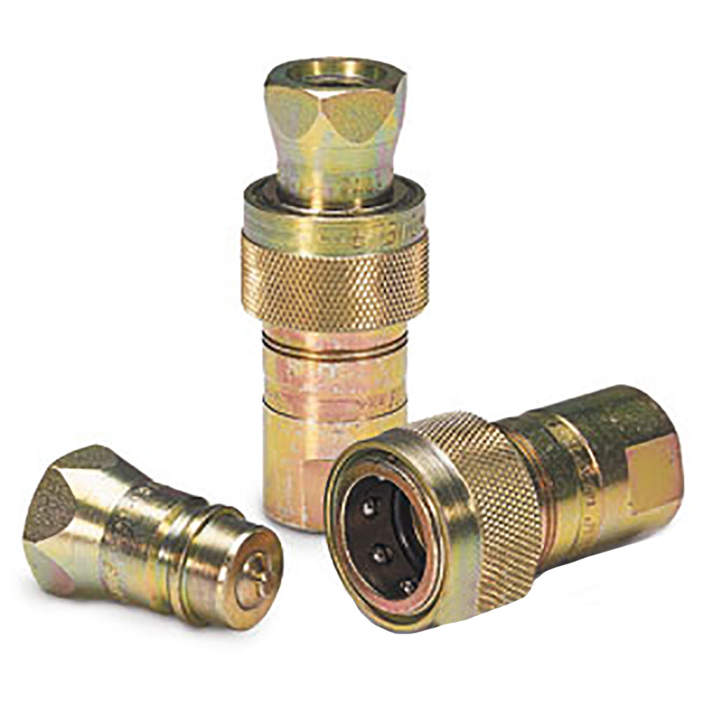 4000-2P Complete Hydraulic Coupling 1/4" Female Body Half & 1/4 NPTF Male Tip