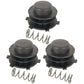 Three (3) Trimmer Head Spools & Springs Sets Fits Stihl w/ 25-2 Trimmer Head