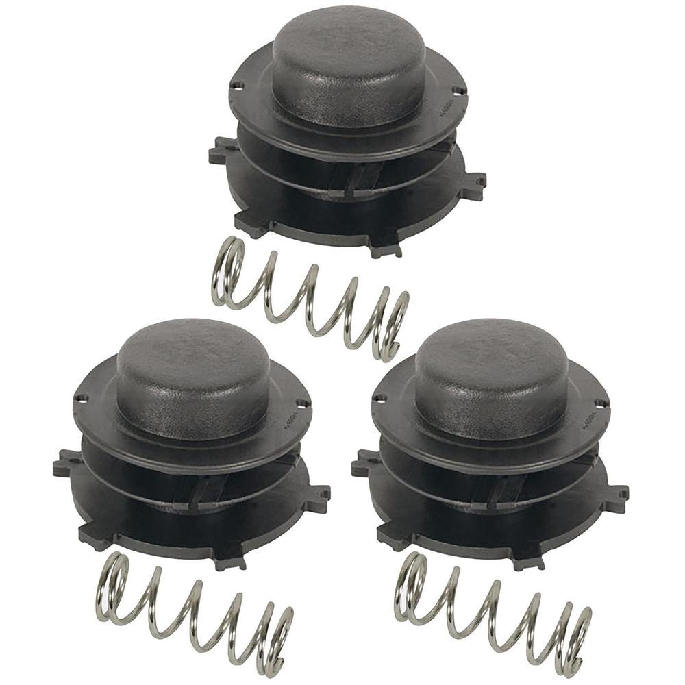 Three (3) Trimmer Head Spools & Springs Sets Fits Stihl w/ 25-2 Trimmer Head