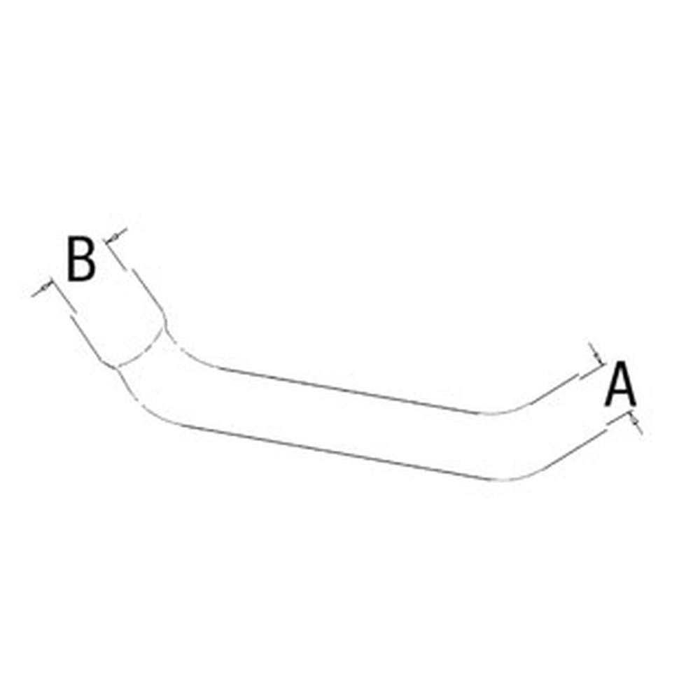 400943R1 New Lower Radiator Hose Fits Case-IH Harvester Tractor Model 544