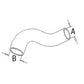 Top Radiator Hose Fits International Harvester Replaces 402190R1