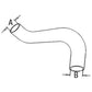 Radiator Hose Lower Fits International 574 584 684 784 674 Fits Case 695 595 685