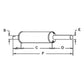 Muffler Fits Case/International Tractor 3414 - IH-11 381665R92 403825R1
