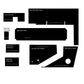 AM Fits JD6620UK Upholstery Kit Black Fits John Deere 6620 7720 8820 ++ Combines