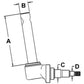 405838R11 405838R12 LH & RH Spindle Fits Case IH Fits International Tractor 454