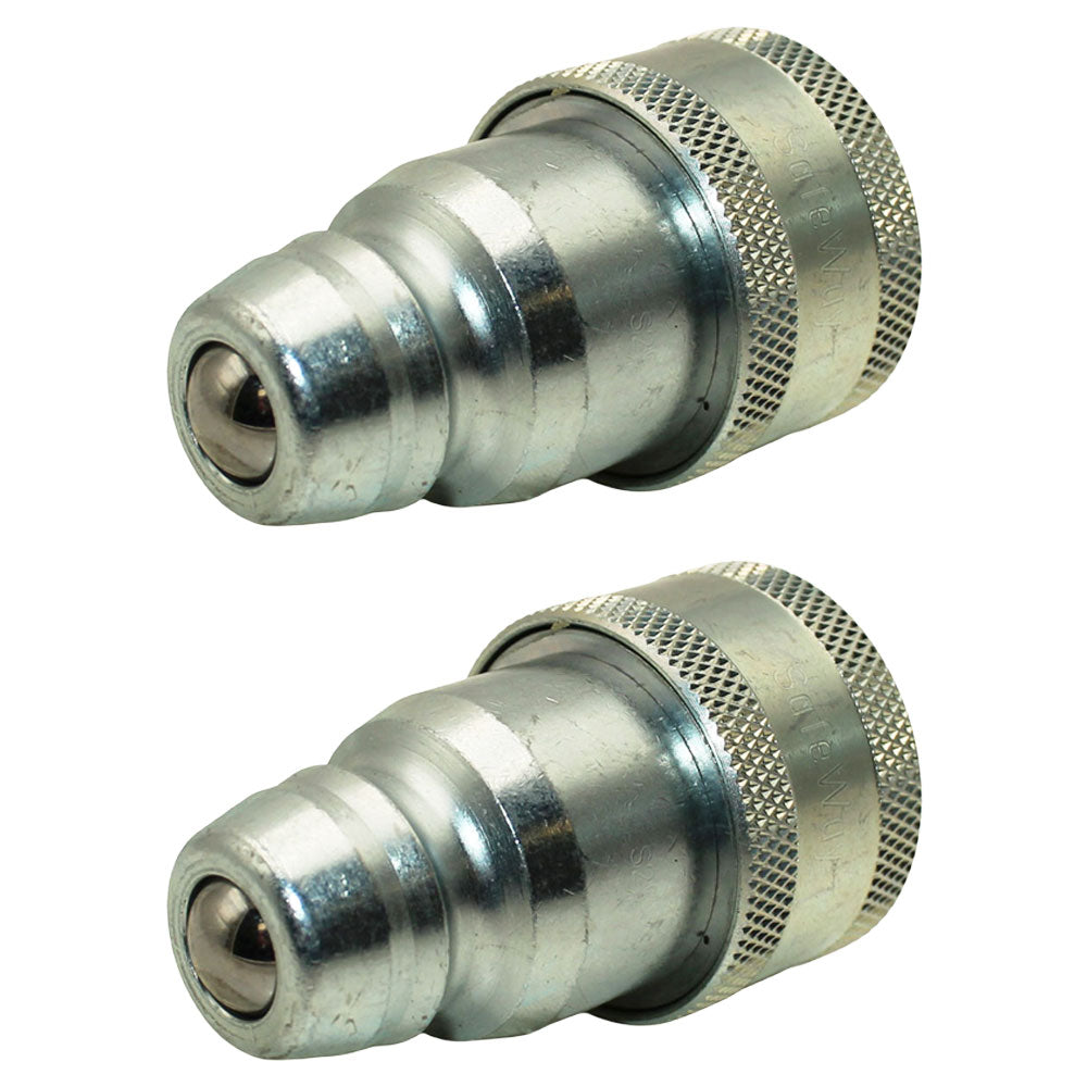 4060-4MB (2) Hydraulic Coupler Adapters Pioneer to Fits John Deere Fits John Dee